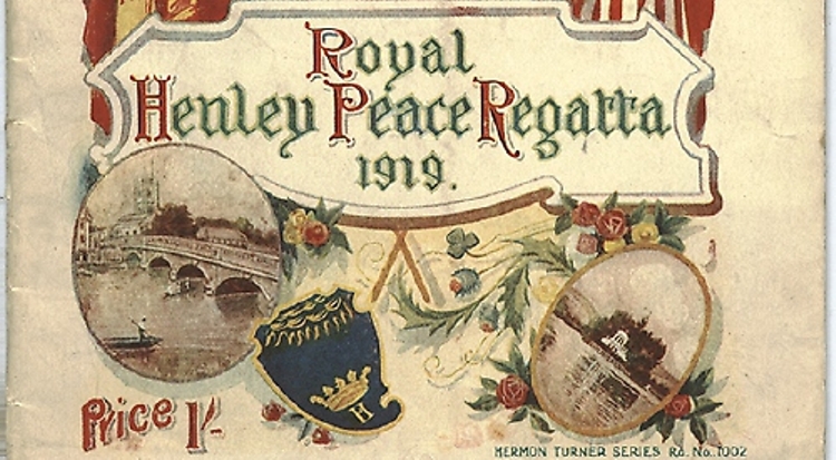 Commemorating the centenary of the 1919 Royal Henley Peace Regatta