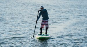 paddleboarding