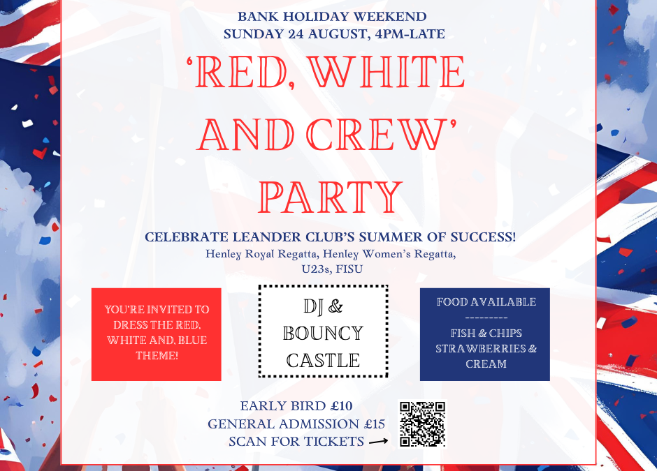 RED, WHITE AND CREW PARTY!